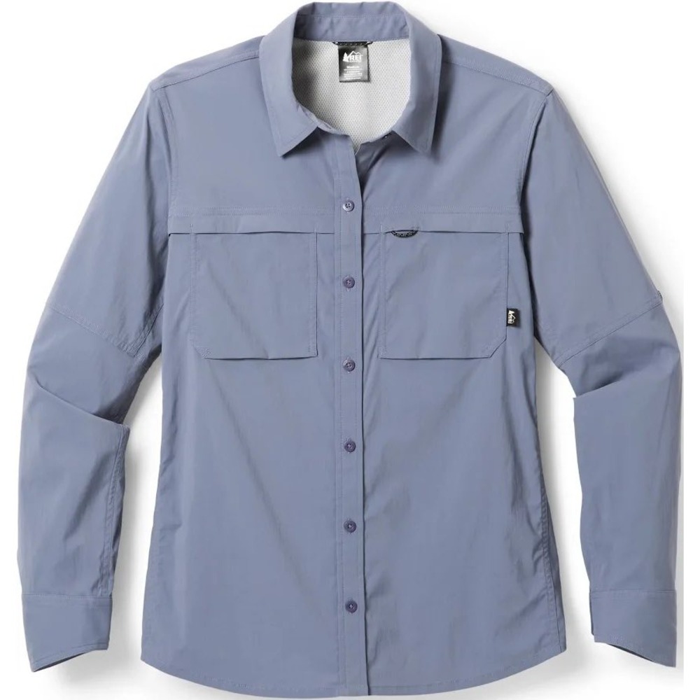REI Co-op Sahara LS Solid Shirt Mauve Shadow XS New With Tags